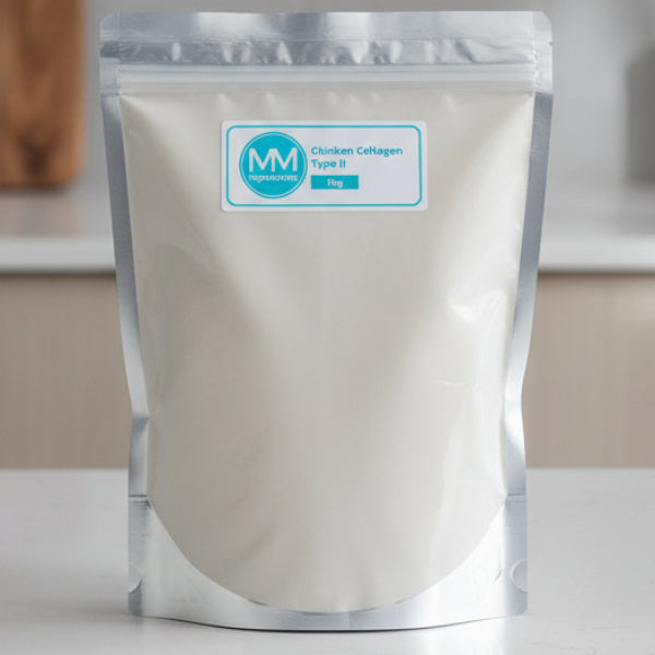 1Kg pouch of chicken collagen type 2 from MM Ingredients