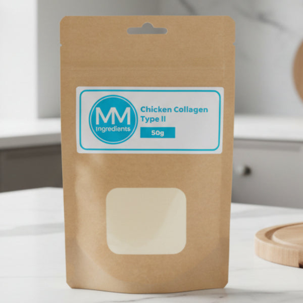Pouch of chicken collagen type II from MM Ingredients