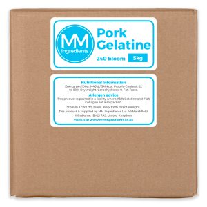 Pork Gelatine 5kg 240 Bloom