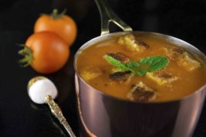 Collagen is added to soup to increase the protein content