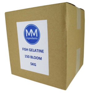 A box of Fish Gelatine 5Kg