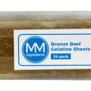 Leaf gelatine Bronze Beef 20 sheets